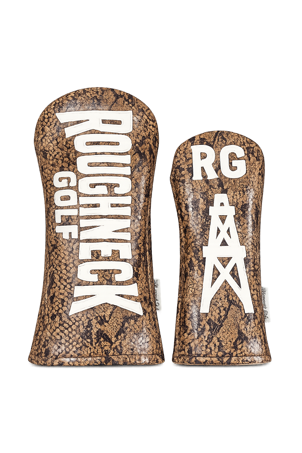Roughneck Golf Rattlesnake Driver & Fairway Headcover Set (White)