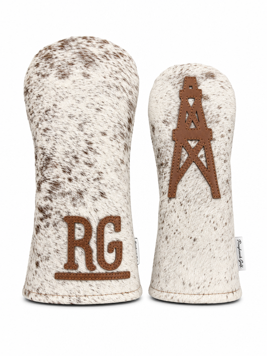 Roughneck Golf Cowhide Driver & Fairway Headcover Set