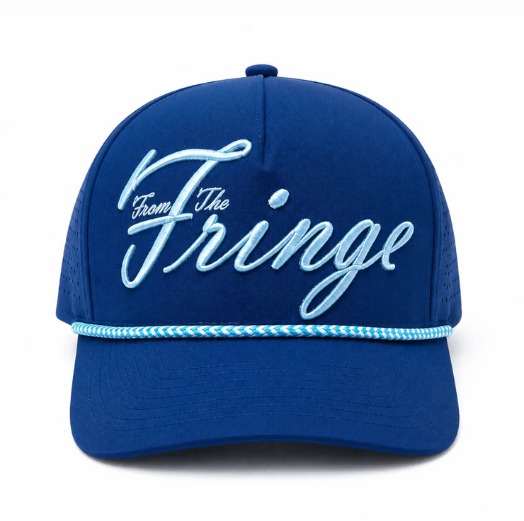 Blue Script Snapback